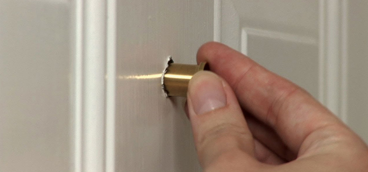 peephole door repair in Los Altos Hills