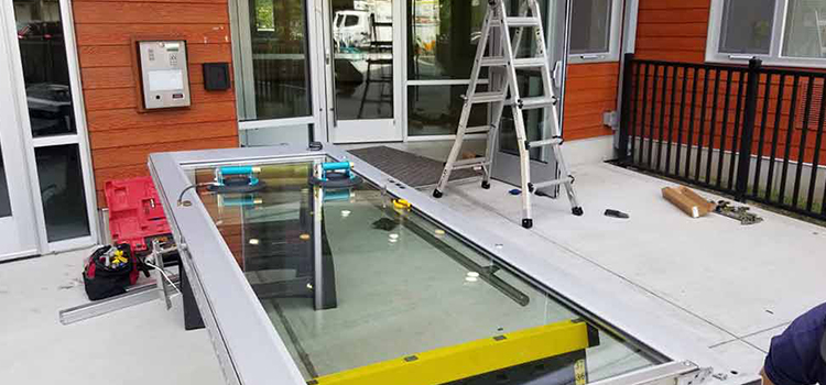 storefront door glass replacement Los Altos Hills
